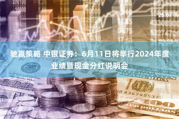 驰赢策略 中银证券：6月11日将举行2024年度业绩暨现金分红说明会